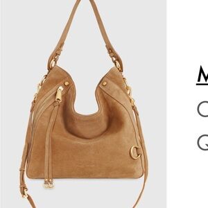 Rebecca Minkoff Tan Suede Hobo Bag